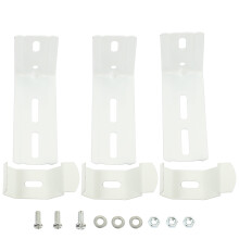 3 pairs vertical blind l bracket holder for internal installation