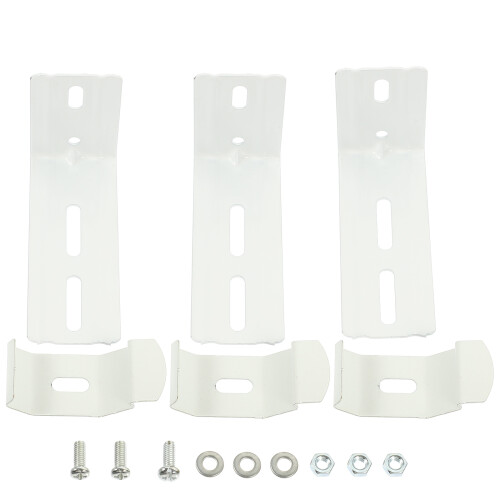 3 pairs vertical blind l bracket holder for internal installation
