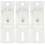 3 pairs vertical blind l bracket holder for internal installation 4