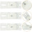3 pairs vertical blind l bracket holder for internal installation 5