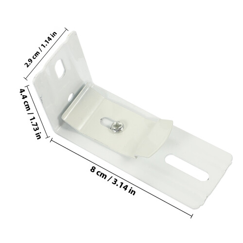 3 pairs vertical blind l bracket holder for internal installation 1