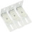 3 pairs vertical blind l bracket holder for internal installation 8