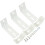 3 pairs vertical blind l bracket holder for internal installation 7