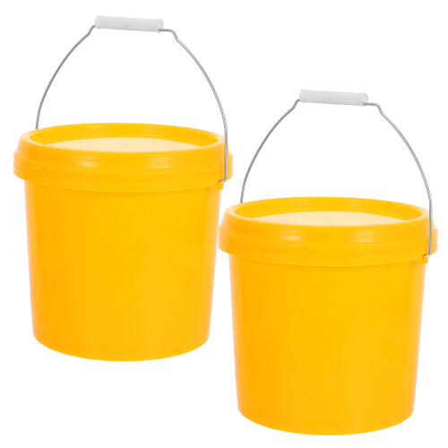 2 Stuks Plastic Wateremmer Met Voor Wateropslag 1