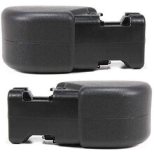 Para Jeep Wrangler TJ parachoques final 1997-2006 par/juego del lado del conductor y del pasajero | Frente | Plαstico | Imprimado | CH1004128 + C
