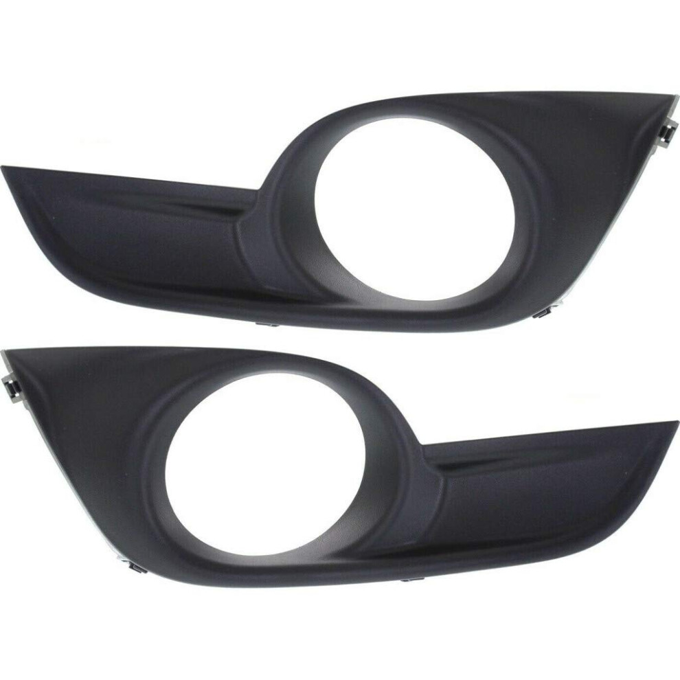 For Nissan Altima Fog Cover 2013 2014 2015 Driver And Passenger Side Pair/Set | Textured | Sedan | Dot/Sae Compliance | Ni1038115 + Ni1039115 | Light 706189864449