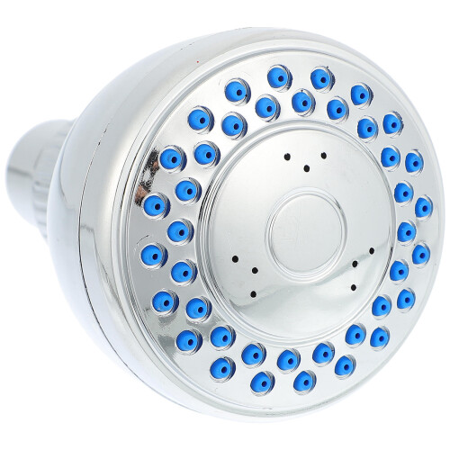 1Pc Adjustable Pressurized Silver Shower Head Plastic for Bathroom 1