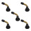 5 45 messing stuurdoppen met rubber basis 1