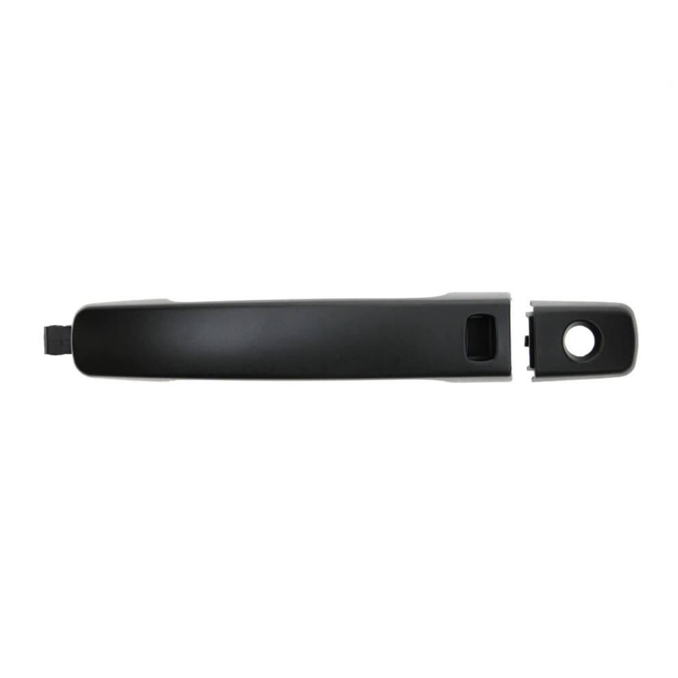 Trq Driver Side Exterior Door Handle Compatible With 2007-2013 Nissan Altima Black 191213444726