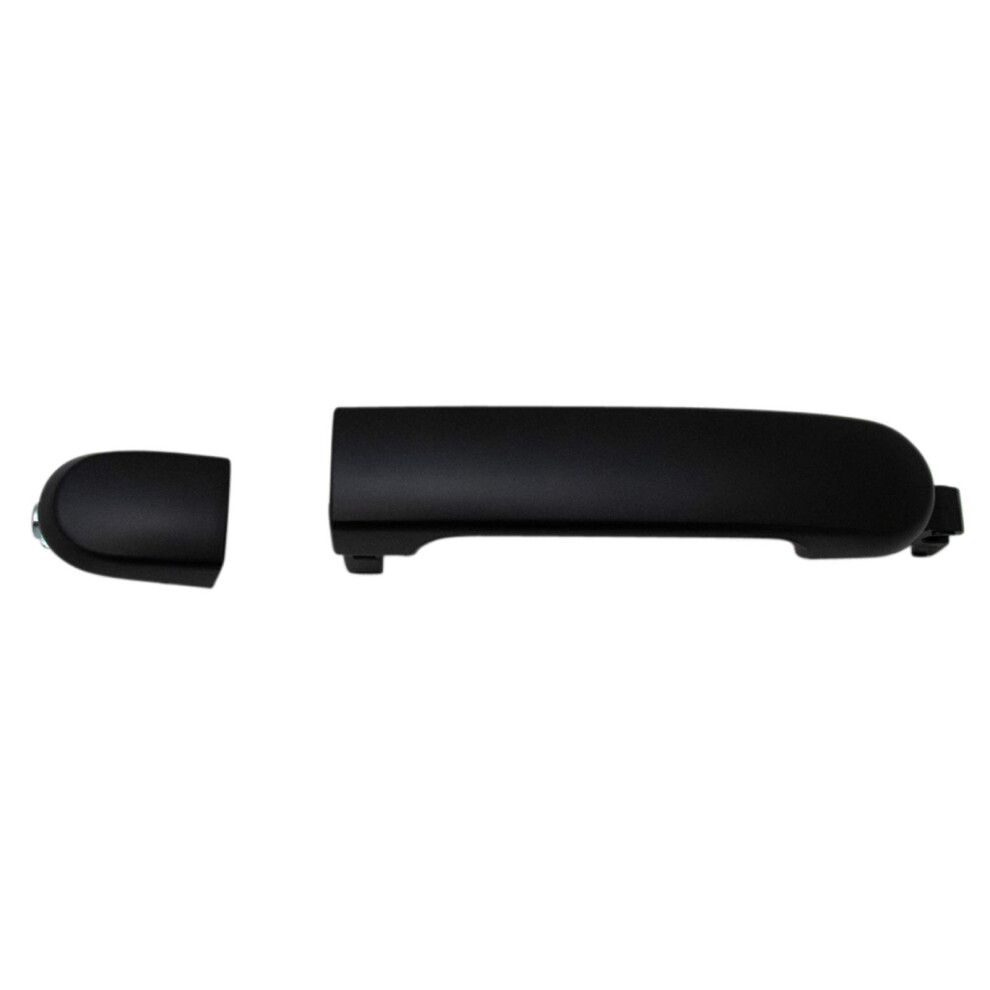 Trq Passenger Side Exterior Door Handle Compatible With 2007-2012 Nissan Versa Black 191213434178