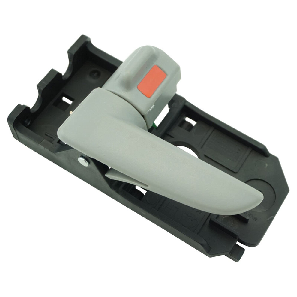 Trq Driver Side Interior Door Handle Compatible With 2007-2009 Kia Spectra Spectra5 Gray 191213442838
