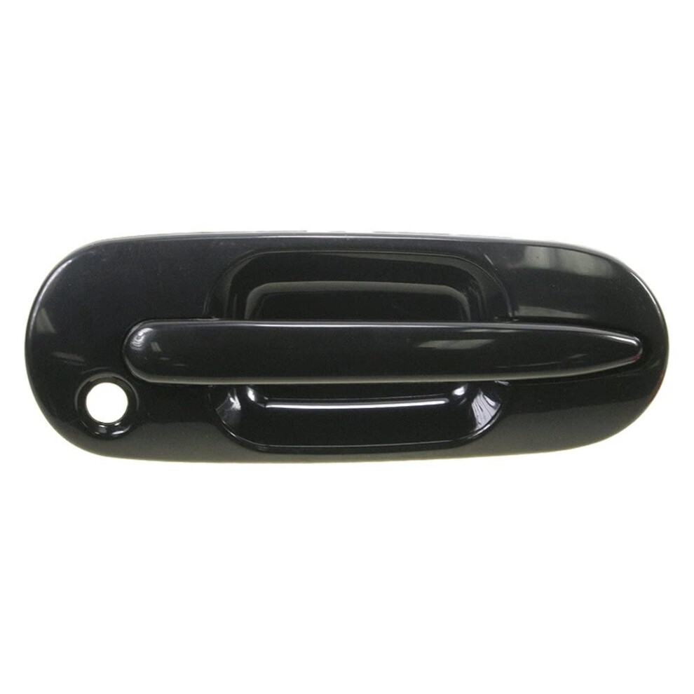 Trq Front Right Exterior Door Handle Passenger Side Compatible With 1997-2001 Honda Cr-V Black 191213451137