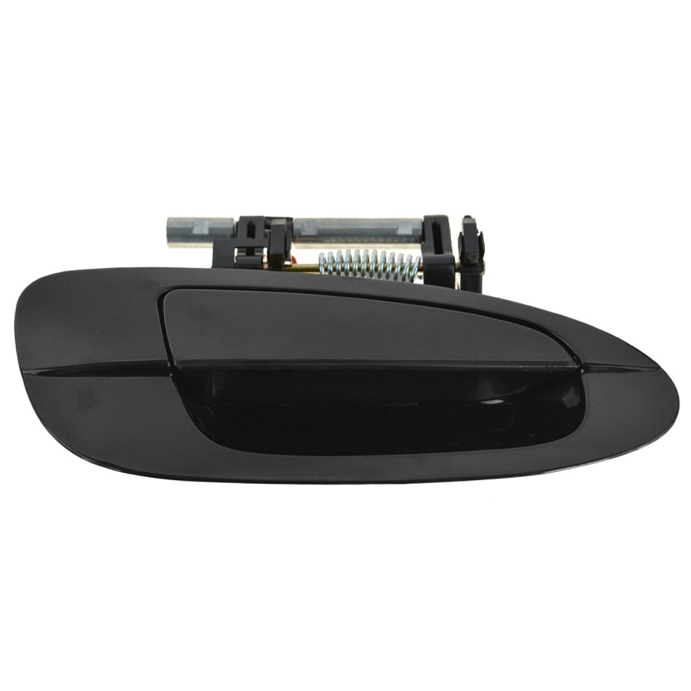 Trq Front Right Exterior Door Handle Passenger Side Compatible With 2002-2006 Nissan Altima Ni1311123 Black 191213399040