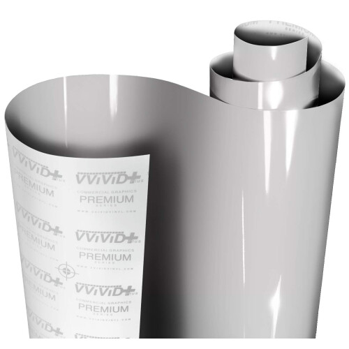 Vinyl VViViD+ Ultra Gloss Light Chalk Grey (1 stopa x 5 stop)