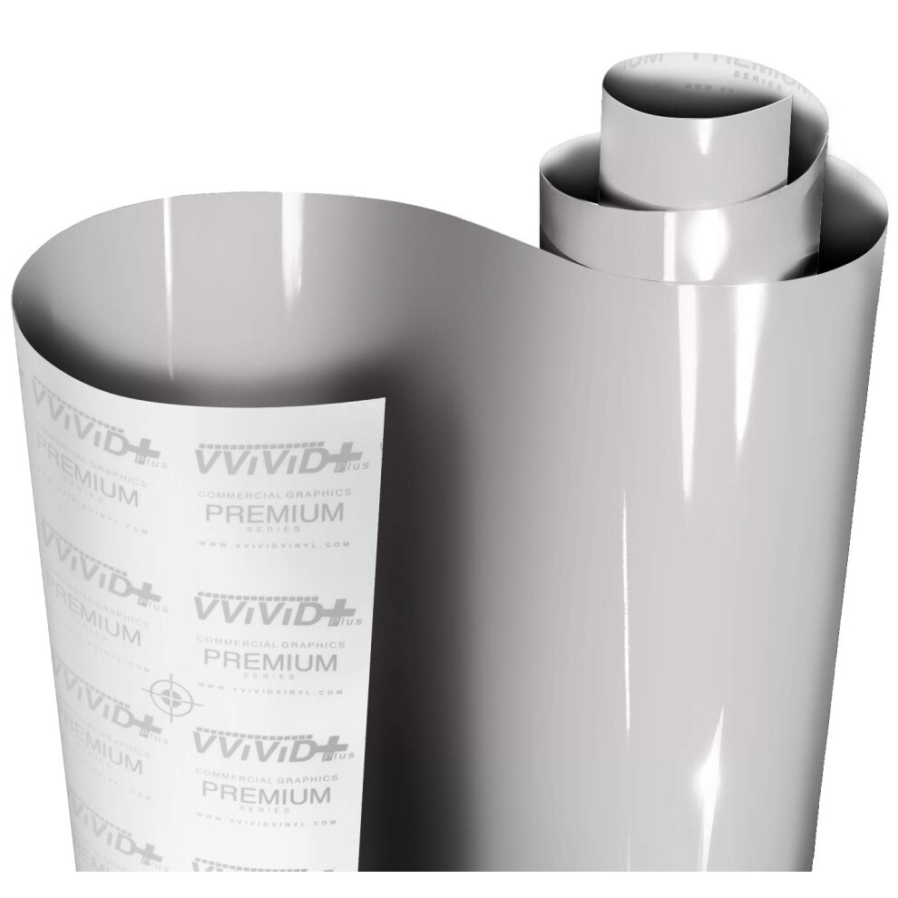 Vvivid+ Ultra Gloss Chalk Vinyl (3Ft X 5Ft) Light/Grey 628856034590