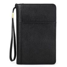 Genuine Leather Cigar Storage Bag, 5-Cigar Capacity, Portable Outdoor Travel Case, Men's Card Holder, Brown Or Black