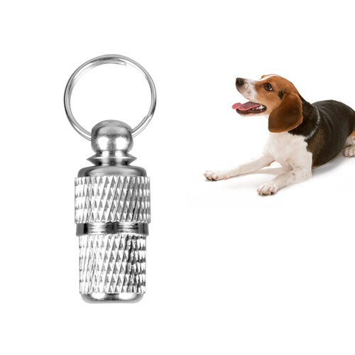 2 huisdier ID label tag opslagbuis kat en hond ( )