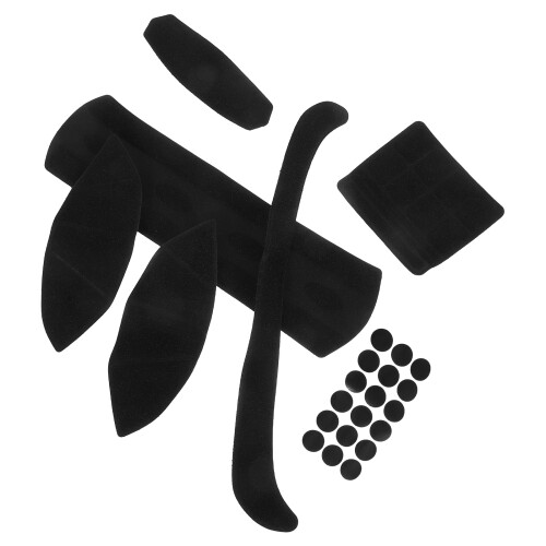 1 set helmvoering: uitneembaar, ademend, zweetabsorberend