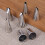 7 Stuks RVS Cake Nozzels Bladpatroon Glazuurtips Set 6
