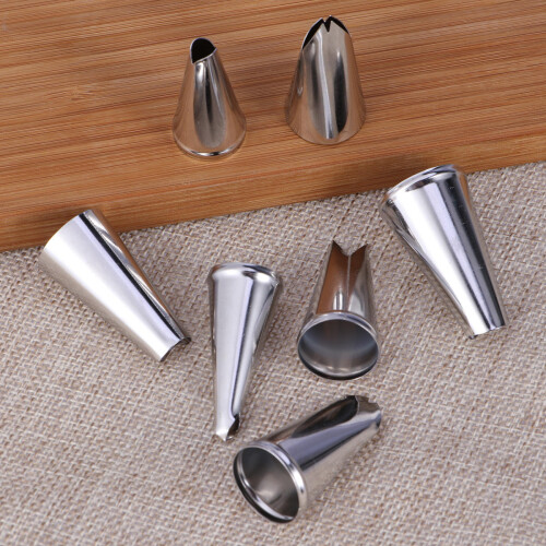 7 Stuks RVS Cake Nozzels Bladpatroon Glazuurtips Set 2