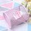Runder Desktopmüllbehälter Pink Stiftehalter 4