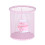 Runder Desktopmüllbehälter Pink Stiftehalter 8