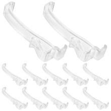 30Stk Transparente Kunststoff-Plisseeclips 2,5" Für Vertikaljalousien