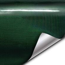 Avvolgimento per auto in vinile lucido VViViD+ con trama olografica (1 piede x 5 piedi verde)