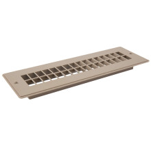 RecPro RV-vloerregister | RV stationaire ventilatieafdekking | 2-1/4"" x 10-1/8"" wisselplaat | Ongedempt kanaal (beige)