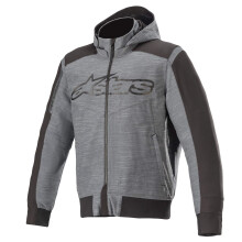 (S) Alpinestars Rhod Hooded Windstopper Textile Jacket Asphalt / Black