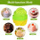 12 silikon -muffin-förmchen für pudding, , 9