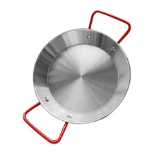 1St Stevige Zilveren Party Snack Tray Met Handgrepen