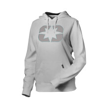 Polaris Sudadera con capucha gris Icon para mujer Forro polar cαlido y ligero Bolsillo canguro - XX-Large