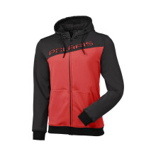 Polaris Sudadera con capucha y cremallera completa Red Tech para hombre con forro polar cαlido y bolsillos con cremallera - Grande