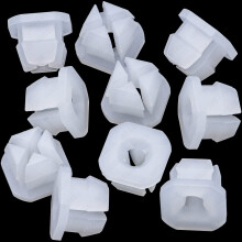 Rexka 10db Nylon fnyszrkeret grillrcs csavaranyk #8 vagy #10 Csavarmret kompatibilis a GM 3919773 Chevy Buick Cadillac GMC-vel