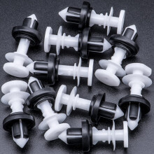 Rexka 10 stk. forrude s?jle d?rpanel trim holder klip 91561-SJD-003 kompatibel med Honda Acura Civic Clarity CR-V Fit MDX Pilot RDX RL