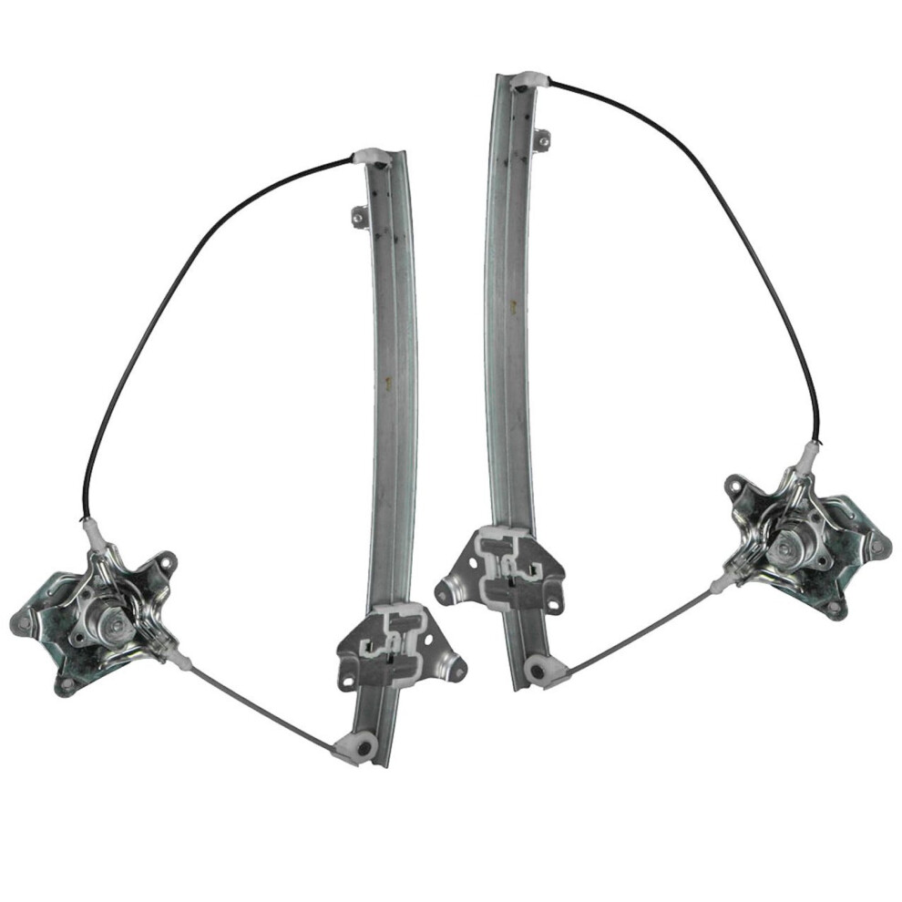 Trq Driver & Passenger Side Manual Window Regulator Set Compatible With 1986-1994 Nissan D21 1987-1995 Pathfinder 1995-1997 Pickup 195591078665