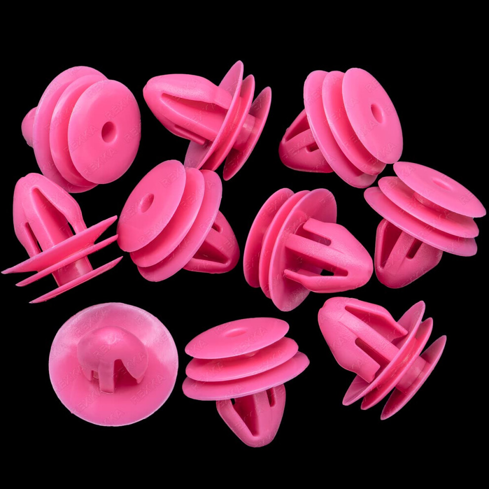Rexka 10Pcs Door Trim Panel Retainer Clips Fastener For 82315-27000 Hyundai Azera Elantra Genesis Santa Fe Sonata Tiburon Tucson Veracruz Kia Amanti 658738906370