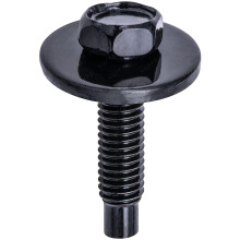 Rexka 10 stk. M6-1.0 x 25 mm Kofangerd?ksel Skruebolt til Chrysler Dodge 6100567 6101718 Caravan Dakota Durango Grand Caravan Intrepid Neon Ram 1