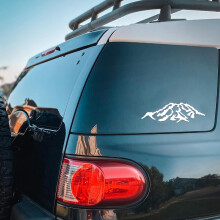 GRITKULTURE Denali Mountain Adesivi per esterni per auto, bicchieri, computer portatili e camion, adesivi per vetrine, campeggio (Denali)