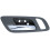 Dorman 15722 Front Driver Side Interior Door Handle Compatible with Select Cadillac/Chevrolet/GMC Models Chrome; Gray 1