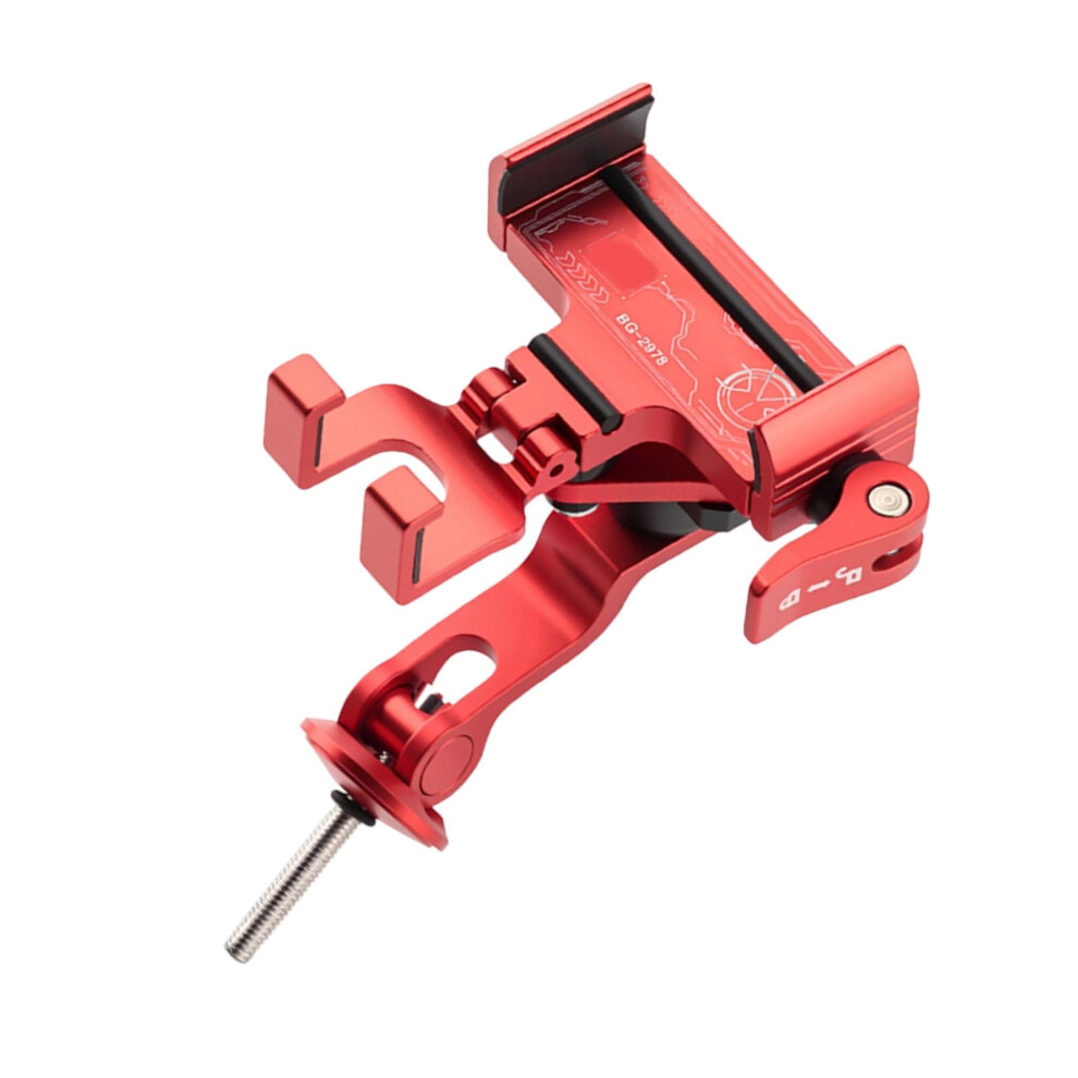Phone Clip Road Bike Quick Release Universal Fit Handlebar Phone Mount Aluminum Alloy Shockproof 9393856367498