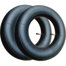 2 stuks 4.80/4.00-8 kruiwagens binnenband met TR-87 gebogen klepsteel voor grasmaaiers, steekwagens, zware aanhangwagens en meer 4.00-8 banden