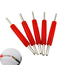 YehVeh 5 Pack odstranovac jdra ventilu 2v1 Nstroj na demont drku drku ventilu ventilu s pohonem 2v1 pro opravu pneumatiky HAVC Instalace Auto M