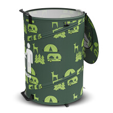 Leisure Coachworks 30 Gallon Faltbarer Pop-Up Müllbehälter für Wohnmobile, Camping, Recycling
