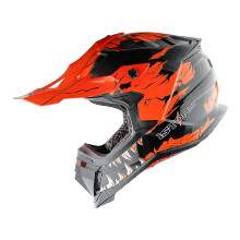 1Storm Motokrosov prilba pro dospel ATV Dirt Bike BMX MX Sjezdov horsk prilba Styl drhy JH601; Dinosaur pomeranc