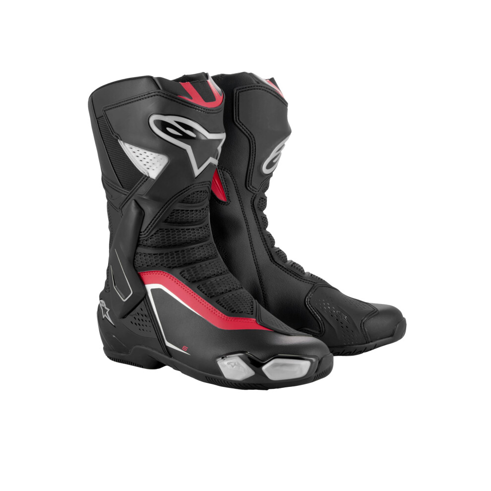 (Eu 41) Alpinestars Smx-6 V3 Boots Black / Silver / Red Black,Red 8059347396293
