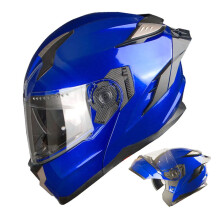 Modulrn celooblicejov helma 1Storm Motocykl DOT Dospel Street Bike Vyklpec Duln zornk Vnitrn slunecn tt Ochrann kryt proti zamlen Pin