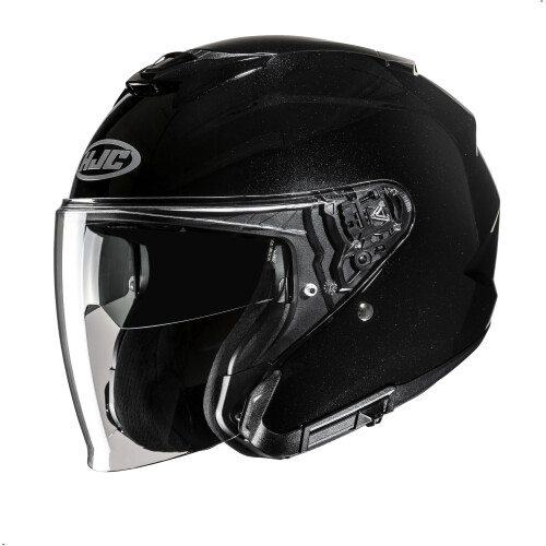 HJC i31 Solid Open Face Casque de moto approuv DOT (Noir XX-Large)