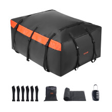 VEVOR Auto Dakkoffer Tas, 23 Cubic Feet Dakkoffer, Sterke 840D PVC 100% Waterdichte Auto Bagagezak voor Elk Voertuig